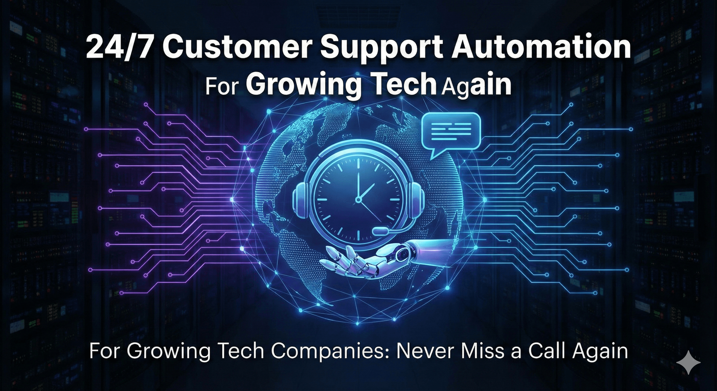 24/7 Customer Support Automation for Growing Tech Companies: Never Miss a Call Again